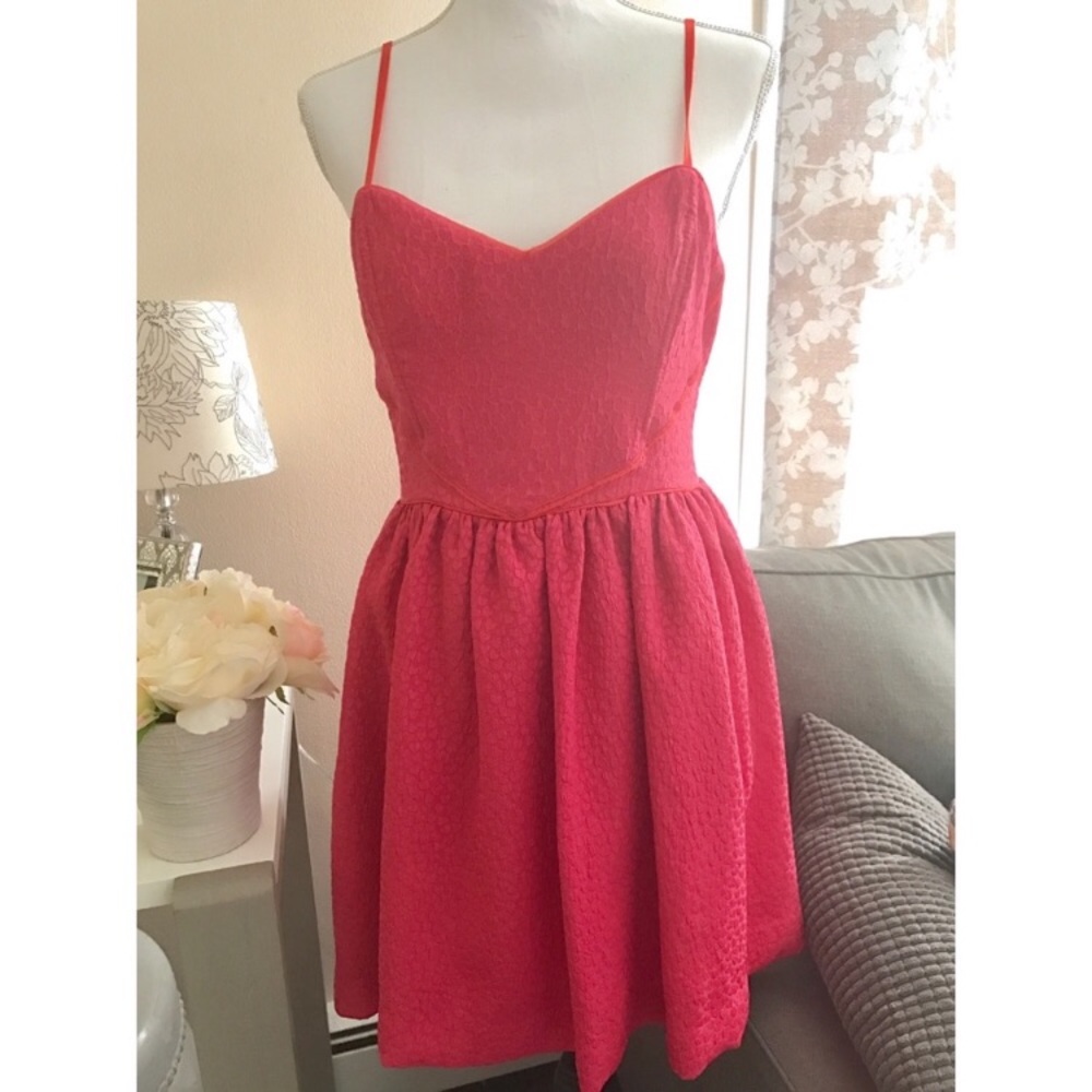 Cooperative Sweetheart Fit & Flare Dress Sz Large